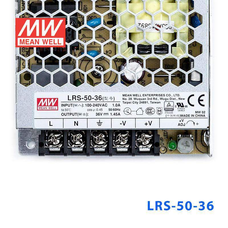Mean Well LRS-50-36 Power Supply 50W 36V - PHOTO 2