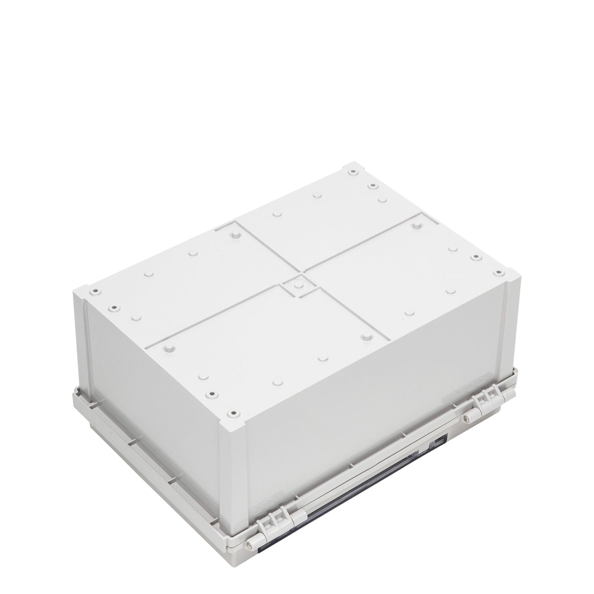 Boxco D-Series 13.78 x 9.84 x 7.48 Inches(350 x 250 x 190mm) All In One Dual Door Box Enclosure, IP67, IK08, ABS, Grey Cover - PHOTO 3