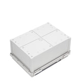 Boxco D-Series 13.78 x 9.84 x 7.48 Inches(350 x 250 x 190mm) All In One Dual Door Box Enclosure, IP67, IK08, ABS, Grey Cover - PHOTO 3