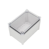 Boxco S-Series 7.48 x 11.02 x 7.09 Inches(190x280x180mm) Plastic Enclosure, IP67, IK08, PC, Transparent Cover, Screw Type - PHOTO 1