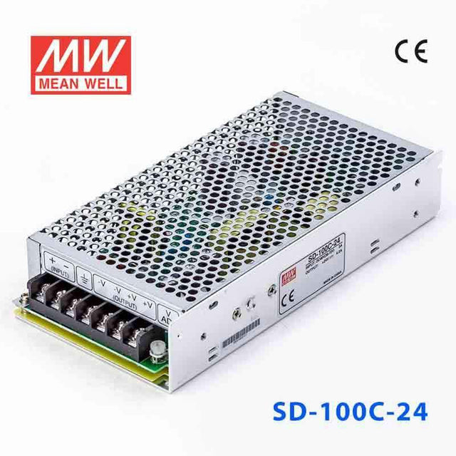 Mean Well SD-100C-24 DC-DC Converter - 100W - 36~72V in 24V out