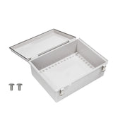 Boxco P-Series 11.81 x 15.75 x 5.91 Inches(300 x 400 x 150mm) Plastic Enclosure, IP67, IK08, PC, Grey Cover, Molded Hinge and Latch Type - PHOTO 3