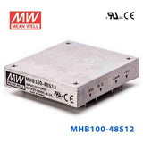 Mean Well MHB100-48S12 DC-DC Converter - 100W - 36~75V in 12V out