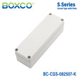 Boxco S-Series 3.15 x 9.84 x 2.76 Inches(80 x 250 x 70mm) Plastic Enclosure, IP67, IK08, PC, Grey Cover, Screw Type