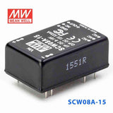 Mean Well SCW08A-15 DC-DC Converter - 8W 9~18V DC in 15V out 533mA - PHOTO 1
