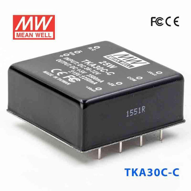 Mean Well TKA30C-C DC-DC Converter - 25W - 36~72V in ±12V out