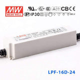 Mean Well LPF-16D-24 Power Supply 16W 24V - Dimmable 670mA