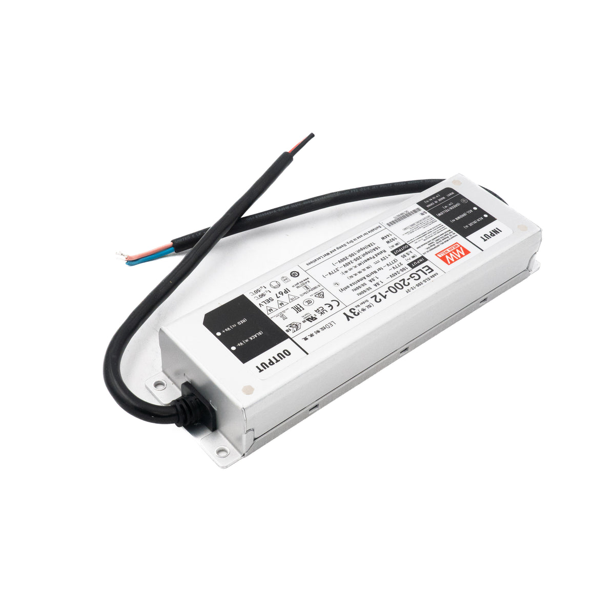 Mean Well ELG-200-12-3Y Power Supply 192W 12V 16A — 3-Wire Input (with Earth) - PHOTO 2