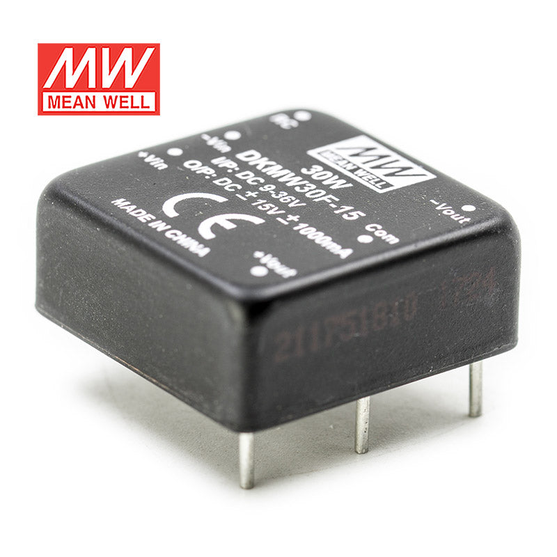 Mean Well DKMW30F-15 DC-DC Converter - 30W - 9~36V in ±15V out