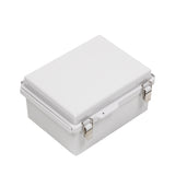 Boxco P-Series 6.69 x 8.66 x 4.33 Inches(170 x 220 x 110mm) Plastic Enclosure, IP67, IK08, PC, Grey Cover, Molded Hinge and Latch Type - PHOTO 1