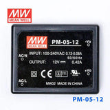 Mean Well PM-05-12 Power Supply 5W 12V