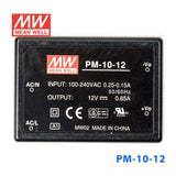 Mean Well PM-10-12 Power Supply 10W 12V