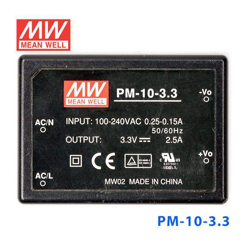 Mean Well PM-10-3.3 Power Supply 10W 3.3V