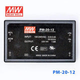 Mean Well PM-20-12 Power Supply 20W 12V