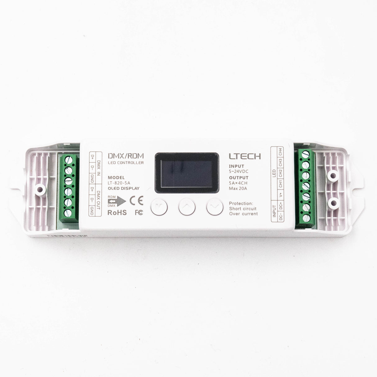 Ltech LT-820-5A Constant Voltage Decoder - DMX - PHOTO 4