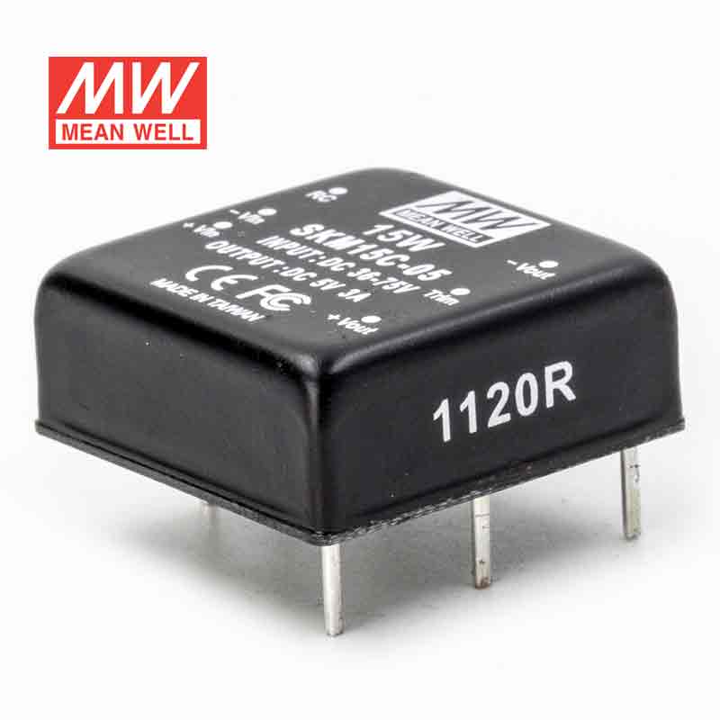 Mean Well SKM15C-05 DC-DC Converter - 15W - 36~75V in 5V out