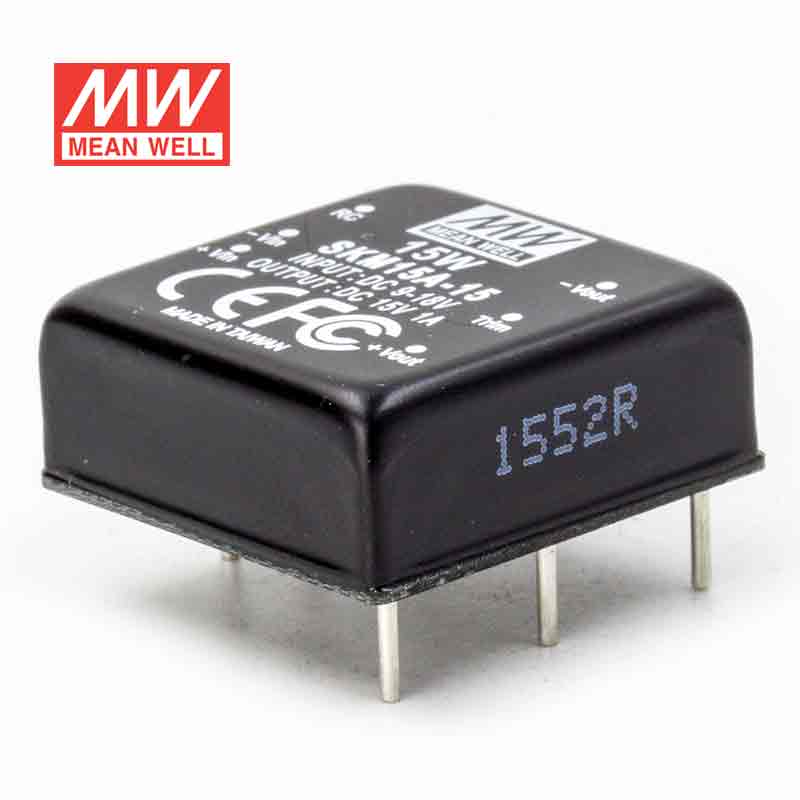 Mean Well SKM15A-15 DC-DC Converter - 15W - 9~18V in 15V out