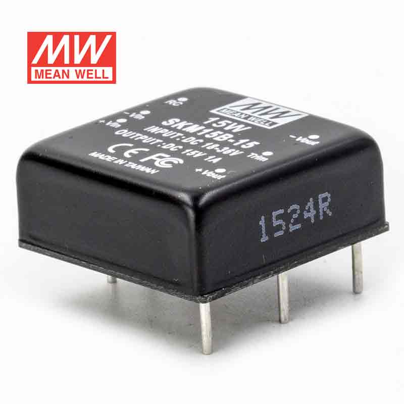 Mean Well SKM15B-15 DC-DC Converter - 15W - 18~36V in 15V out