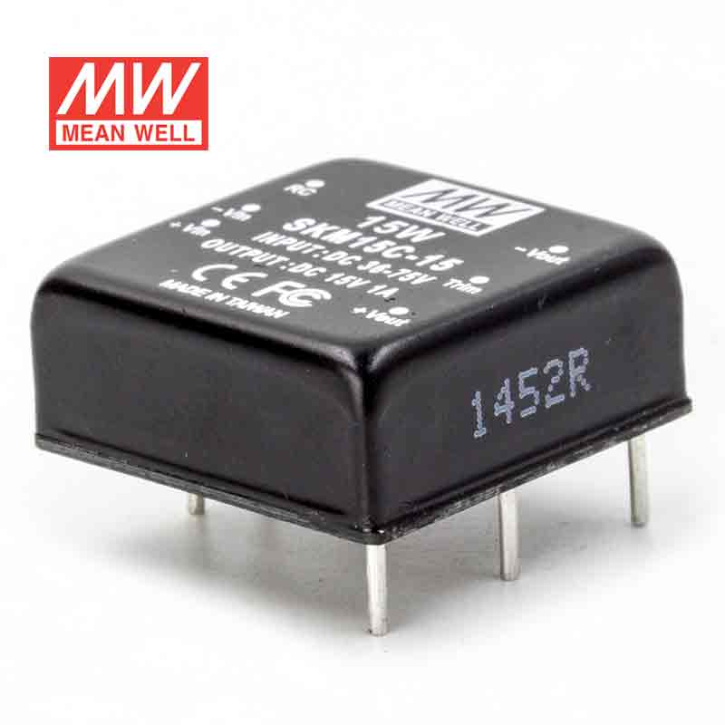 Mean Well SKM15C-15 DC-DC Converter - 15W - 36~75V in 15V out