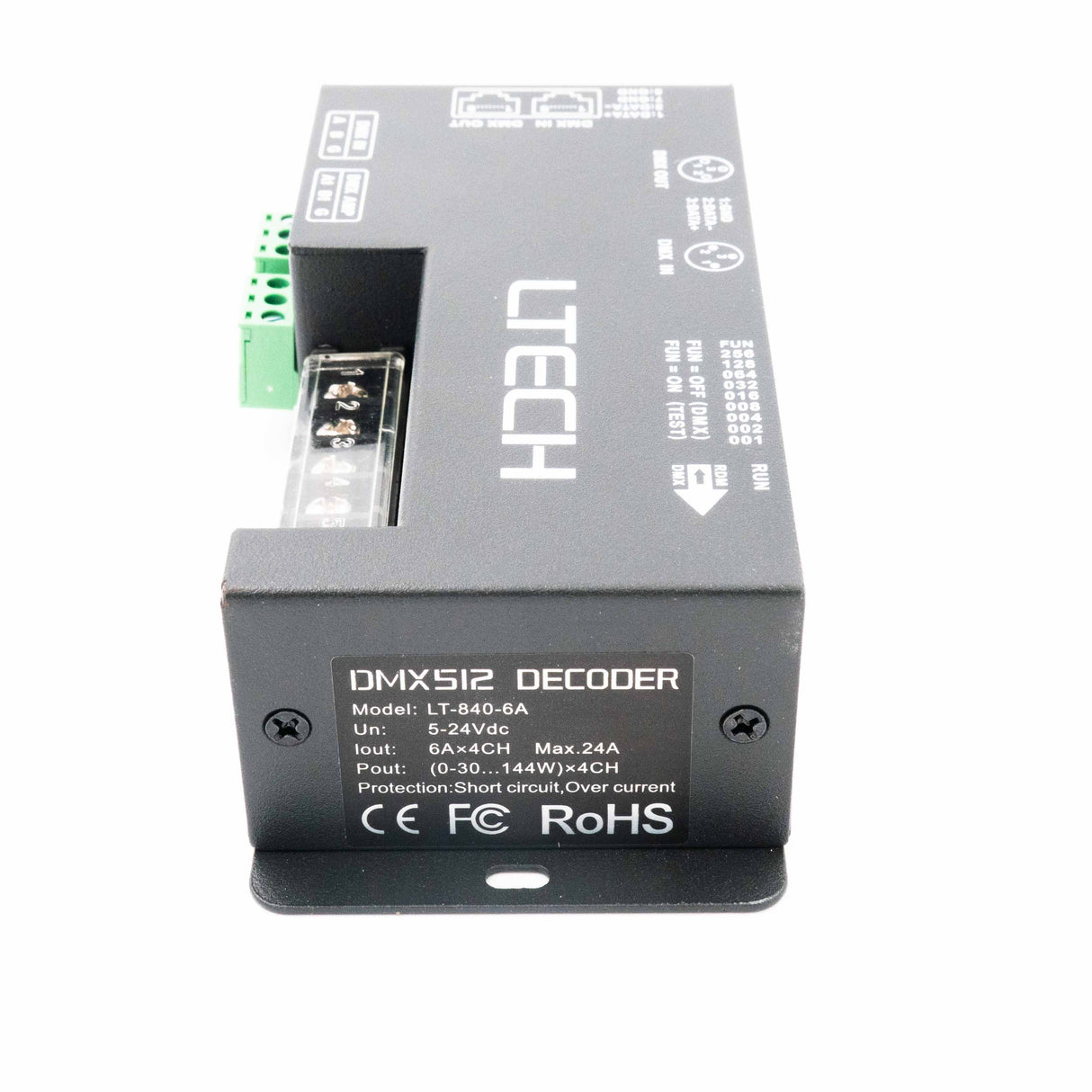 Ltech LT-840-6A Constant Voltage Decoder - DMX/RDM - PHOTO 5