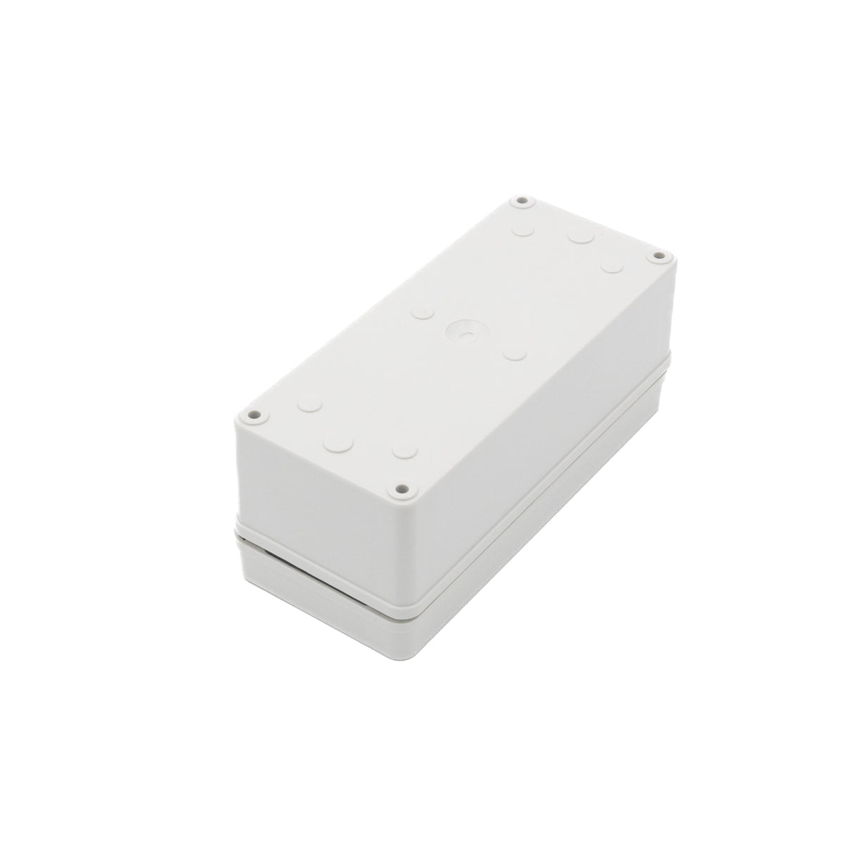 Boxco S-Series 3.15 x 7.09 x 2.76 Inches(80x180x70mm) Plastic Enclosure, IP67, IK08, ABS, Grey Cover, Screw Type - PHOTO 1