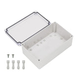 Boxco S-Series 5.91 x 9.84 x 3.94 Inches(150x250x100mm) Plastic Enclosure, IP67, IK08, PC, Transparent Cover, Screw Type