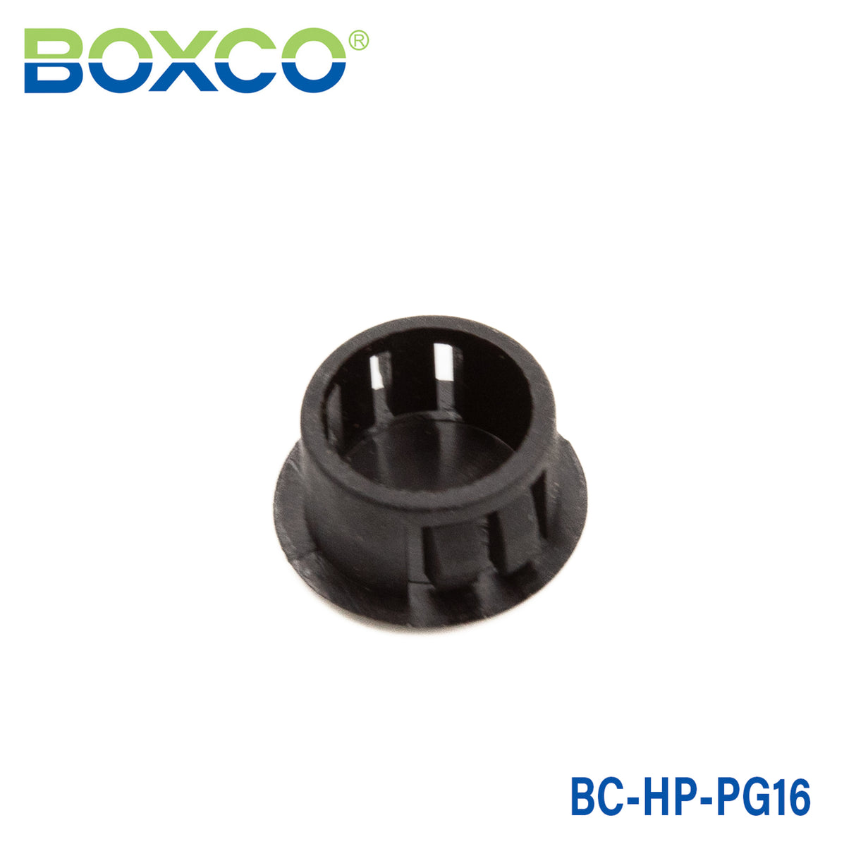 Boxco BC-HP-PG16 Hole plug Hole Size 15.9mm PA66 UL94-V2 Black