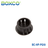 Boxco BC-HP-PG10 Hole Plug Hole Size 9.5mm, PA66, UL94-V2, Black