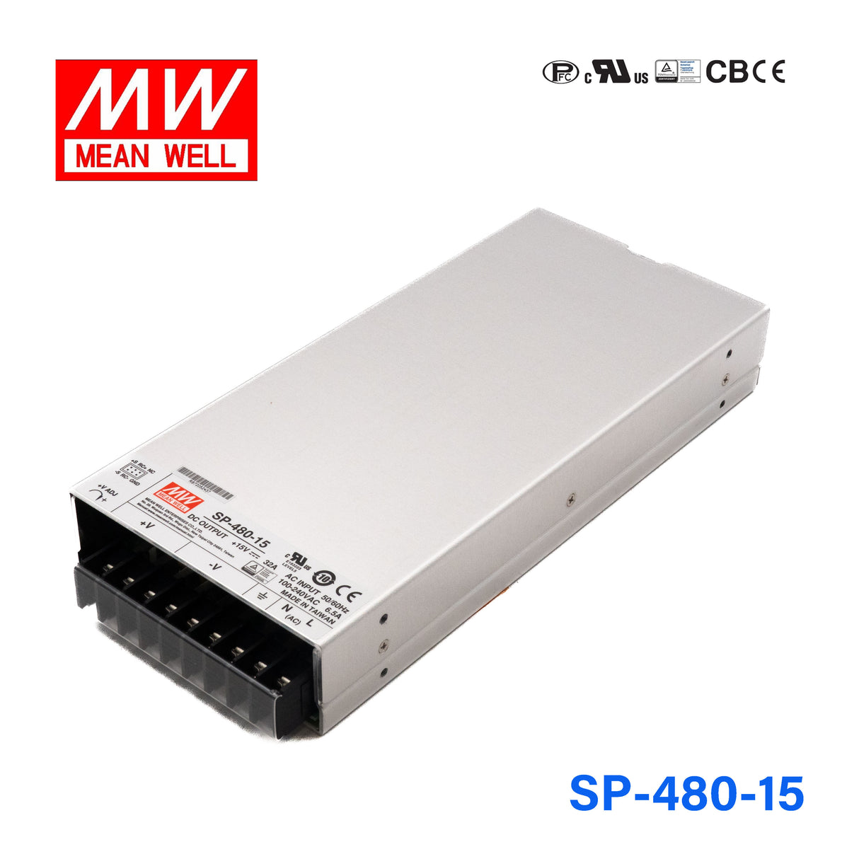 Mean Well SP-480-15 Power Supply 480W 15V